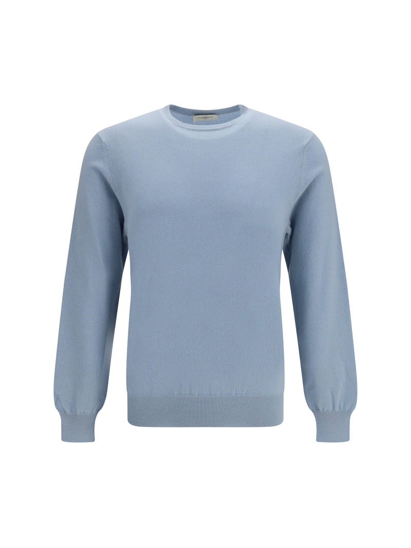 Piacenza Cashmere Piacenza Cashmere Crewneck Sweater Blue Men - World Class Fashion