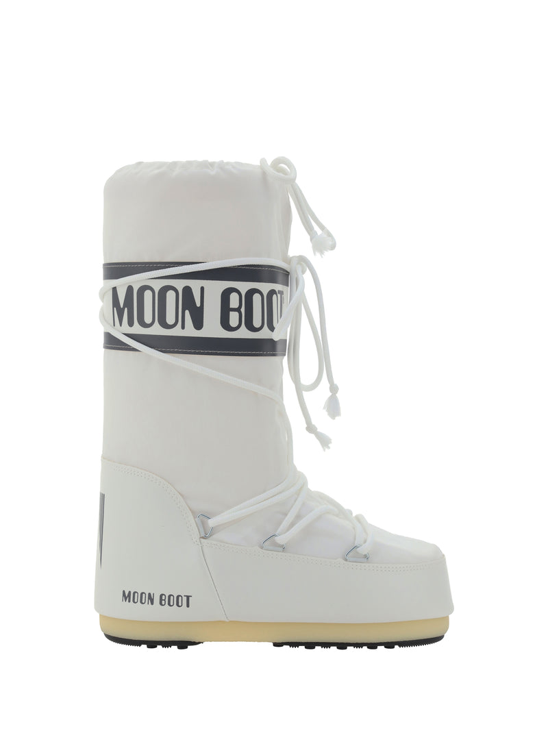 Moon Boot Moon Boot Icon Boots White Women - World Class Fashion