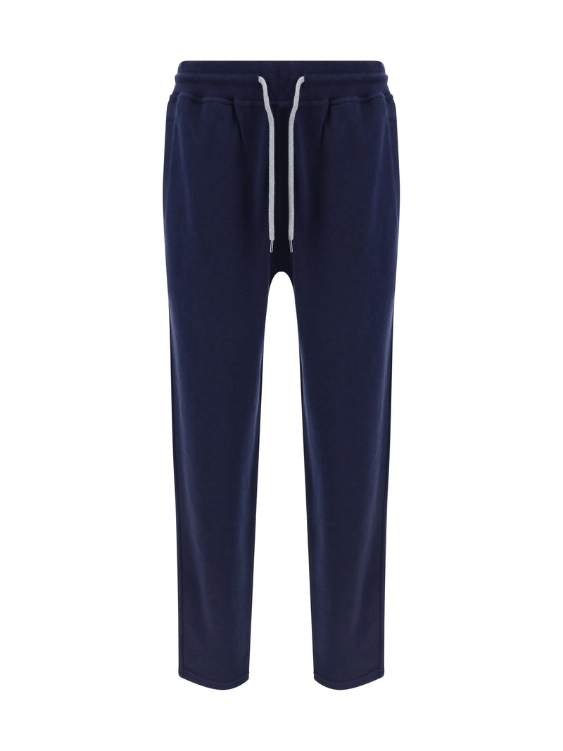 Brunello Cucinelli Brunello Cucinelli Monochrome Sweatpants Cobalto/Grigio Scuro - World Class Fashion