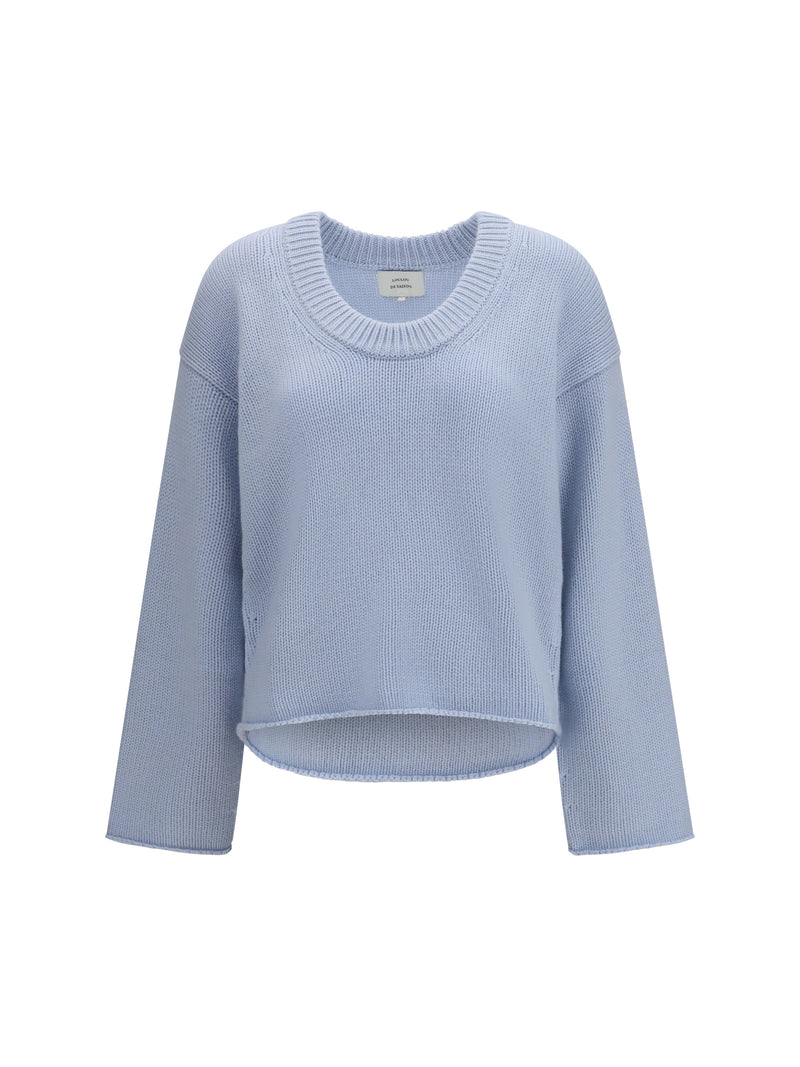 Loulou De Saison Loulou De Saison Derry Lsd U Neck Cashmere Sweater - World Class Fashion