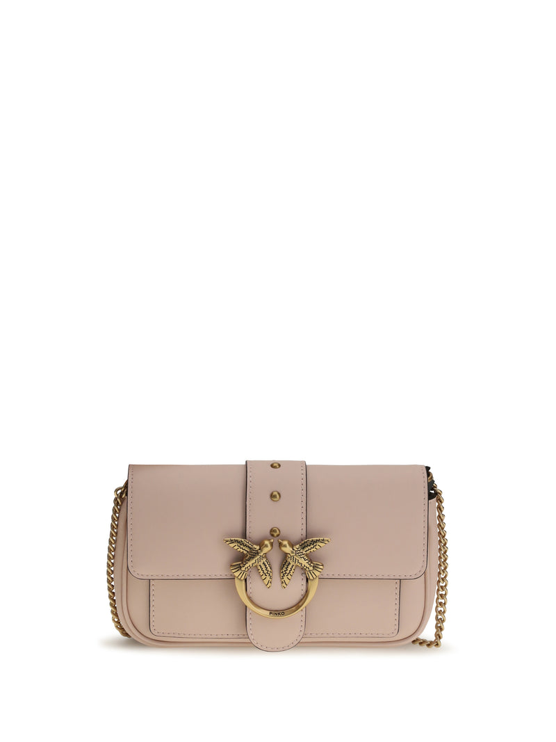 Pinko Pinko Love One Shoulder Bag Rosa Cameo - World Class Fashion