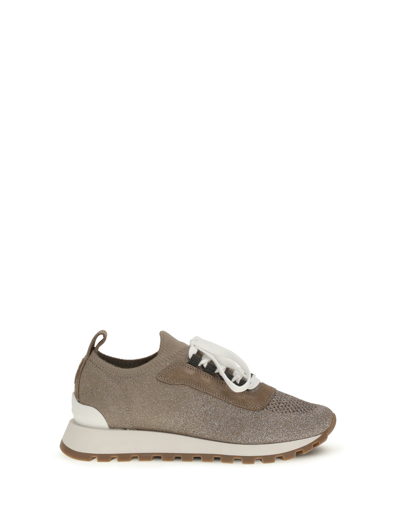 Brunello Cucinelli Brunello Cucinelli Cotton Sneakers Nutshell - World Class Fashion