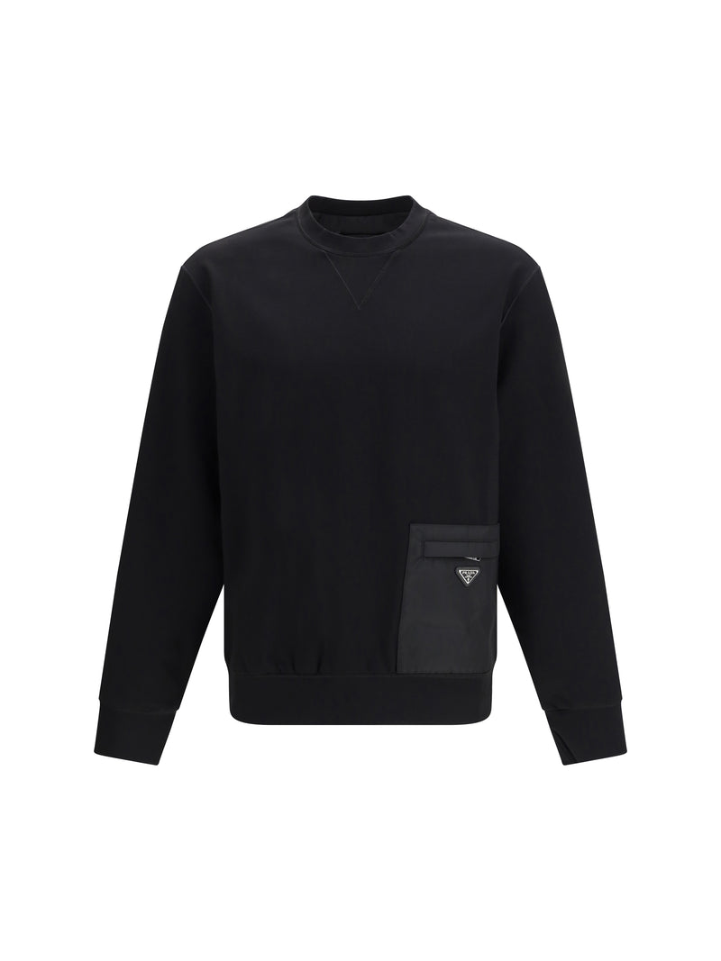 Prada Sudadera Prada de punto elástico Nero para hombre - World Class Fashion