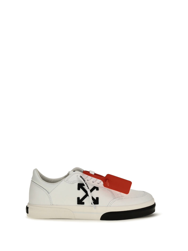 Off-white Off-white Vulcanized Low Sneakers White/Black - World Class Fashion