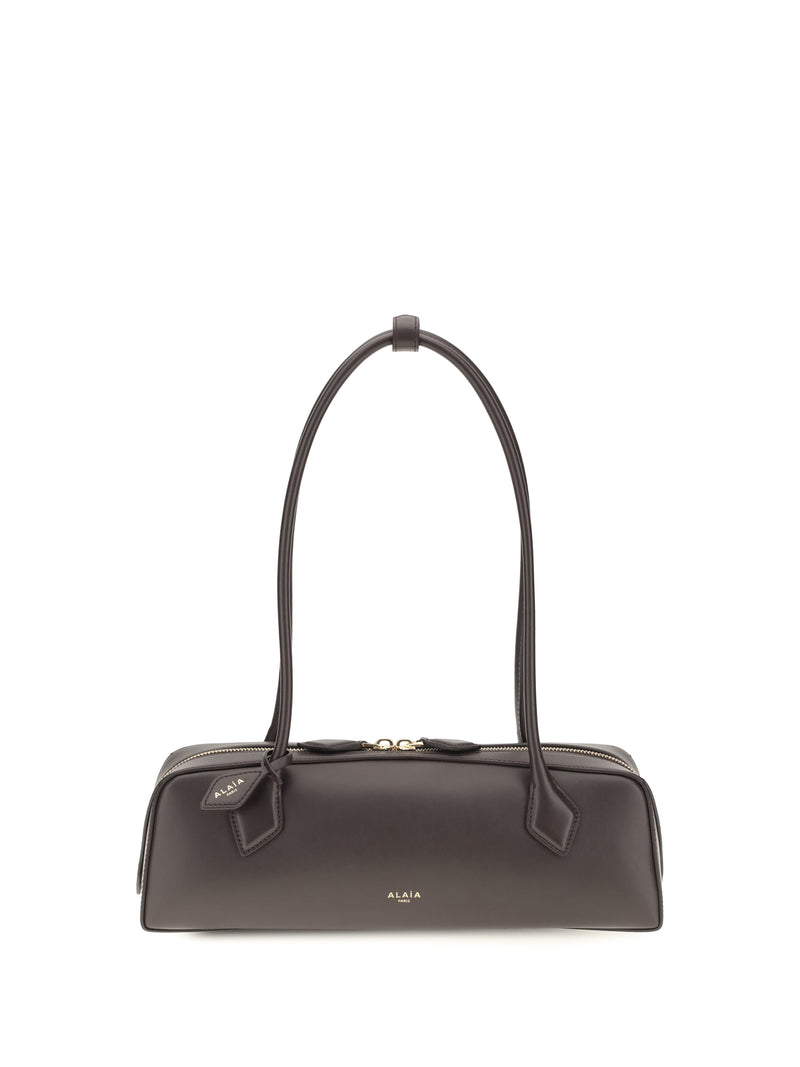 Alaia Alaïa Small Le Teckel Shoulder Bag Brun Fume - World Class Fashion