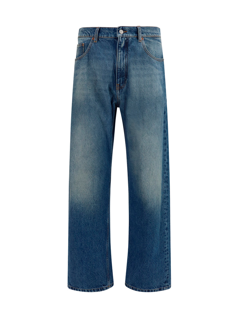 Mm6 Mm6 Straight-leg Jeans Blue Men - World Class Fashion