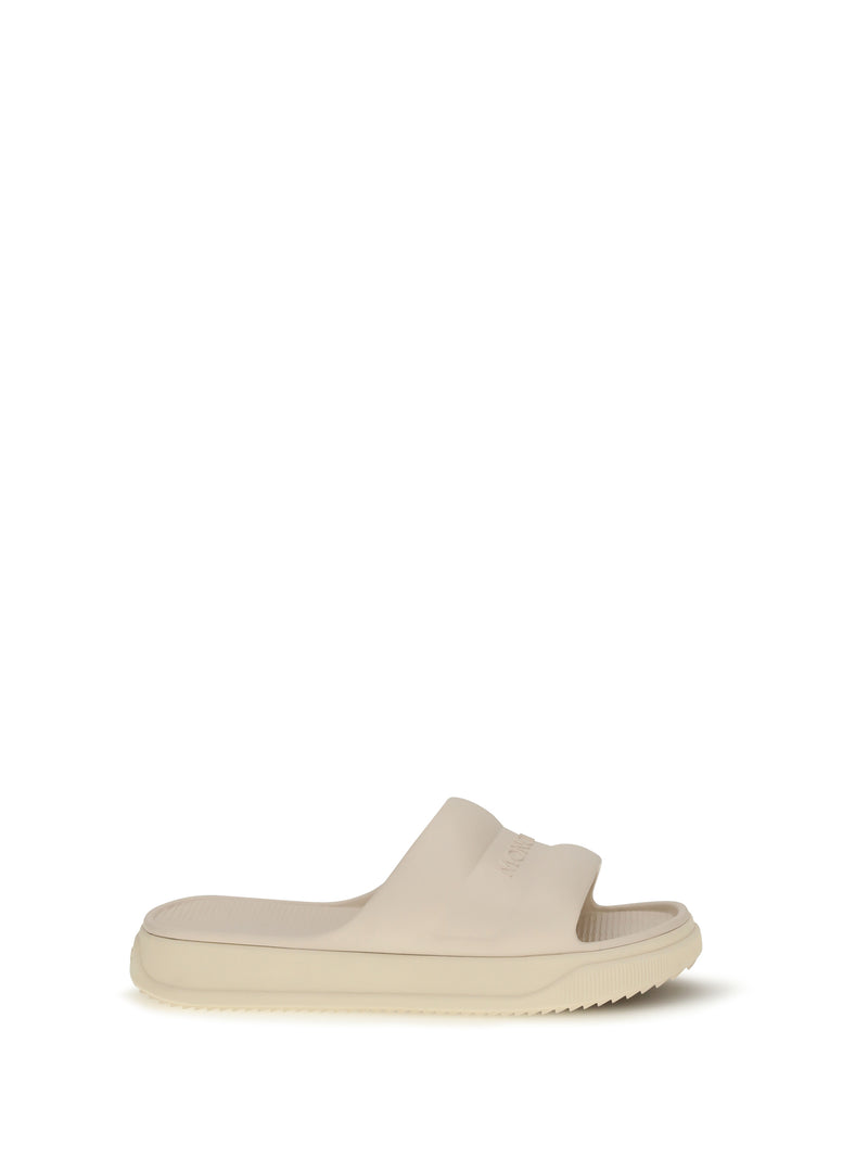 Moncler Moncler Altive Slippers Light Beige Women - World Class Fashion