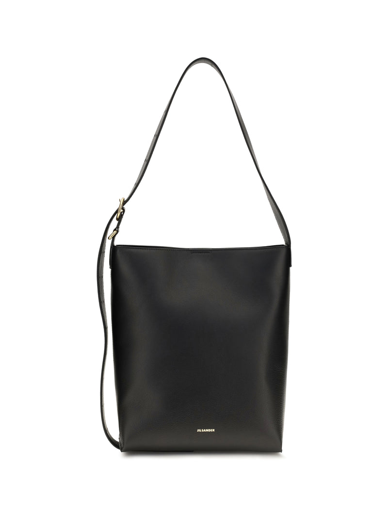 Jil Sander Jil Sander Cannolo Leather Shoulder Bag - World Class Fashion
