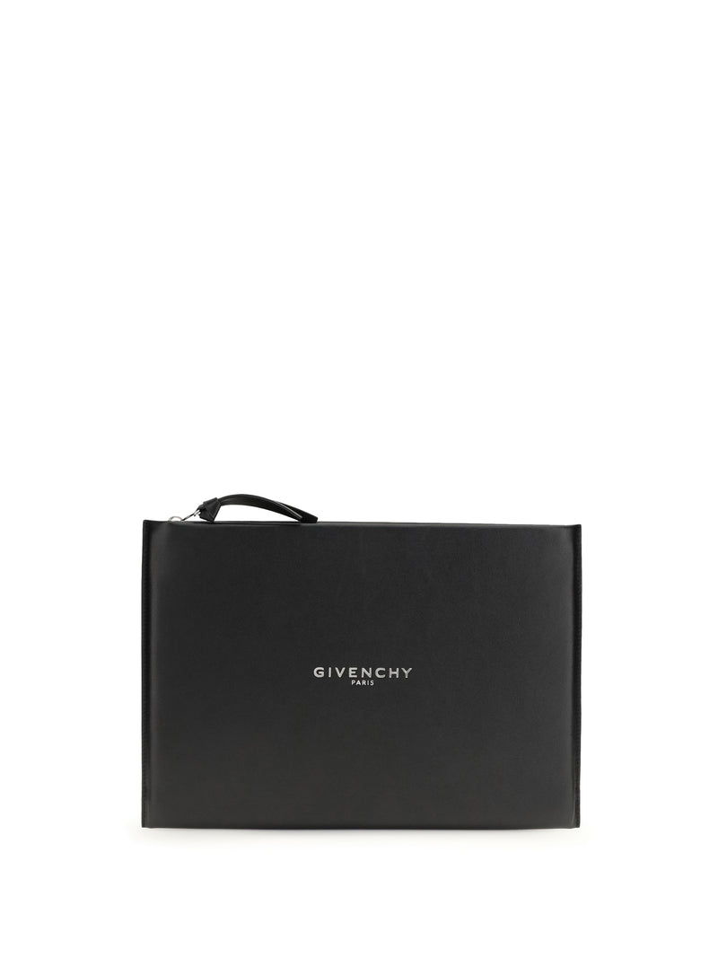 Givenchy Bolso de mano Givenchy Antigona Stamped Clutch negro - World Class Fashion
