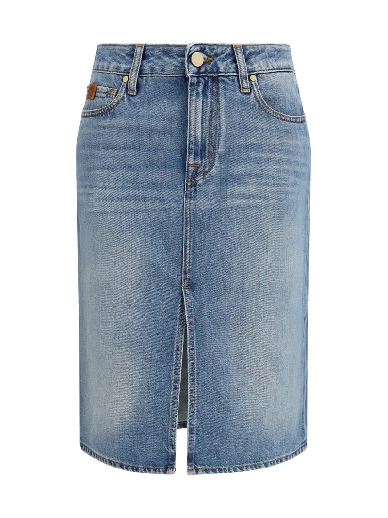 Jacob Cohen Jacob Cohen Denim Midi Skirt - World Class Fashion