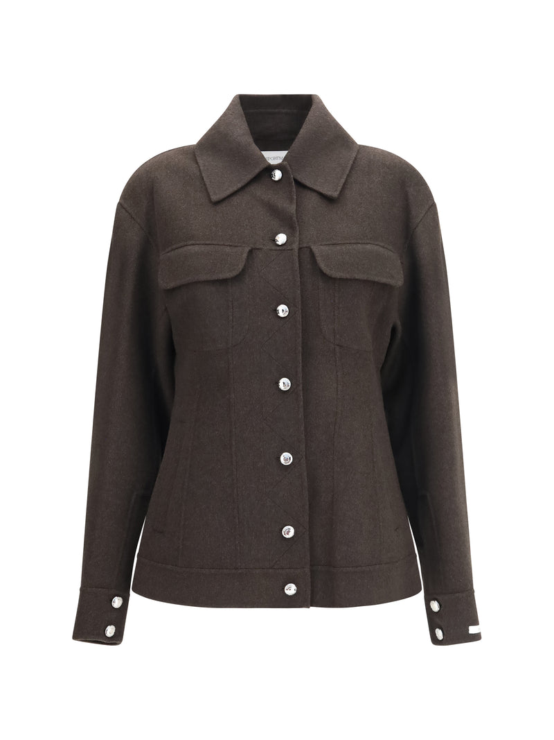 Max Mara Sportmax Max Mara Sportmax Calcio Jacket Chocolate - World Class Fashion