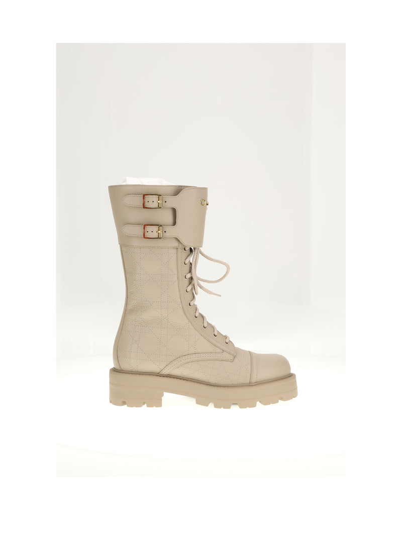 Dior Dior D-trap Low Boot Beige Women - World Class Fashion