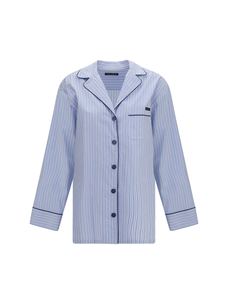 Dolce & Gabbana Dolce & Gabbana Embroidered Cotton-blend Shirt Rigato - World Class Fashion