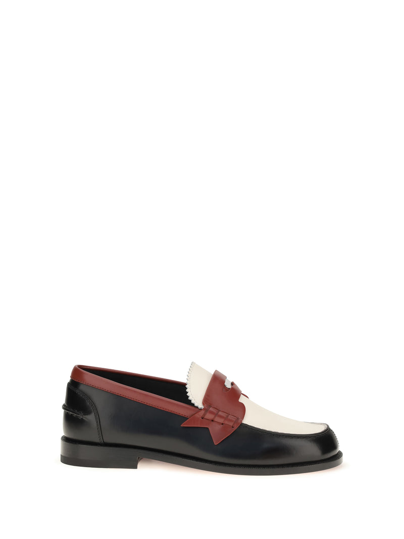 Christian Louboutin Christian Louboutin Plato Leather Loafers Black Women - World Class Fashion