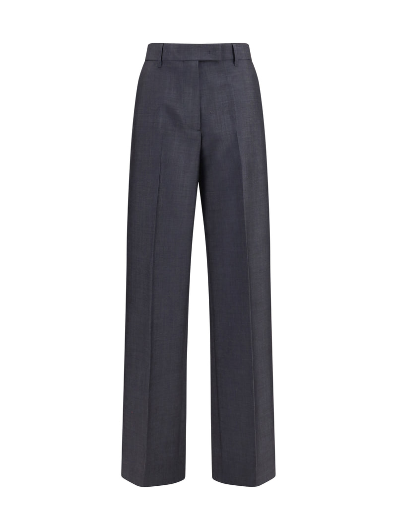 Miu Miu Miu Miu Kid Mohair Pants Antracite - World Class Fashion