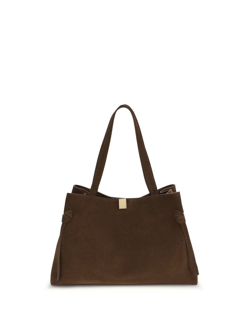 Yuzefi Yuzefi Gyoza Large Shoulder Bag Chocolate - World Class Fashion