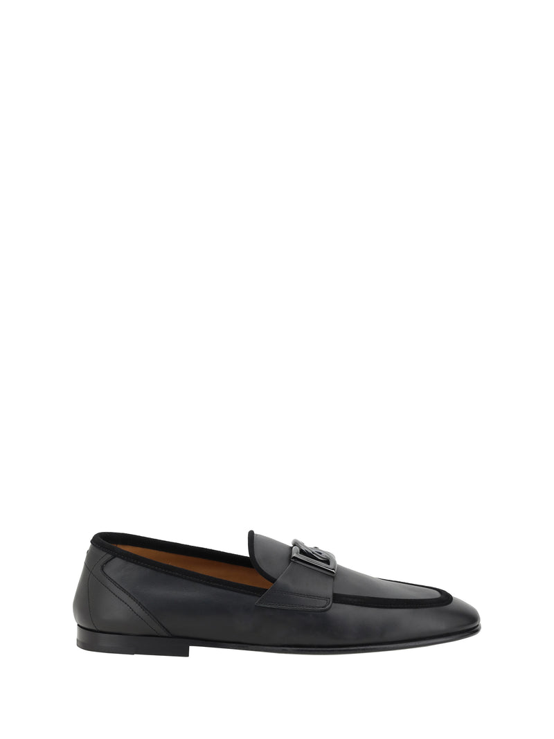 Dolce & Gabbana Dolce & Gabbana Leather Loafers Nero Men - World Class Fashion