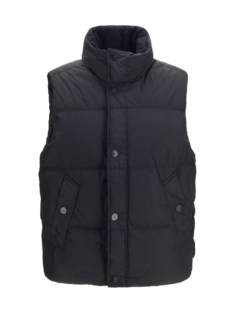 Stone Island Stone Island Crinkle Reps Ny Padded Vest - World Class Fashion