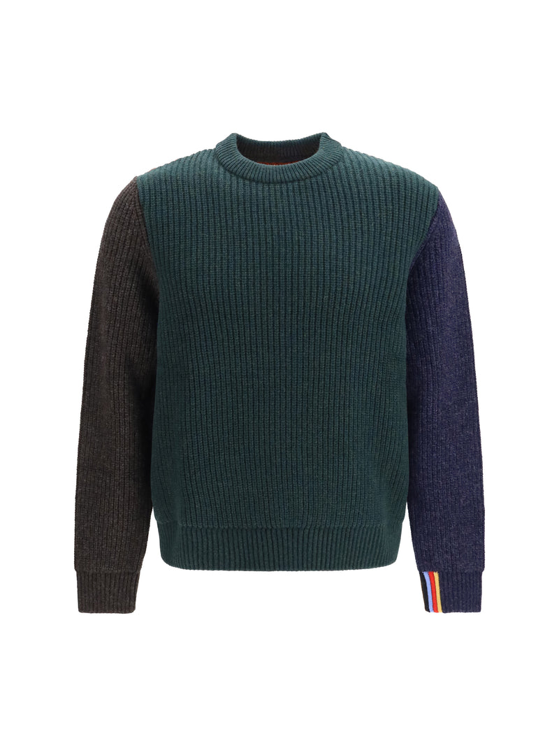 Barbour Barbour X Paul Smith Wool Sweater Bottle Green - World Class Fashion