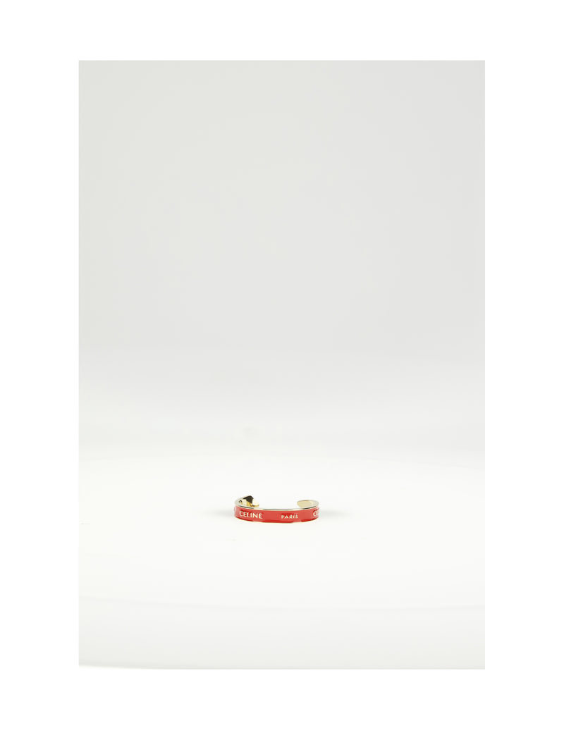 Celine Celine Small Cuff Red Gold Women - World Class Fashion