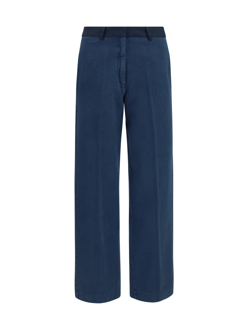 Forte_forte Forte_forte Chino Pants In Cotton - World Class Fashion