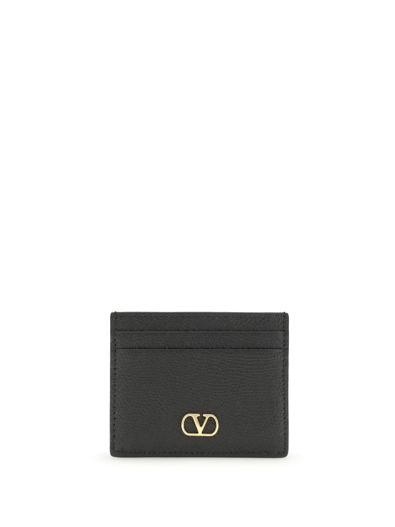Valentino Garavani Valentino Garavani Vlogo Signature Card Holder Nero - World Class Fashion