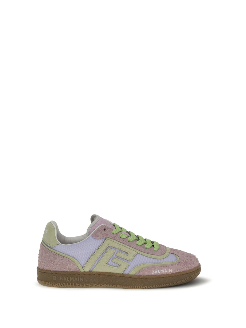 Balmain Balmain Swan Sneakers Lilas/Vert Clair Women - World Class Fashion
