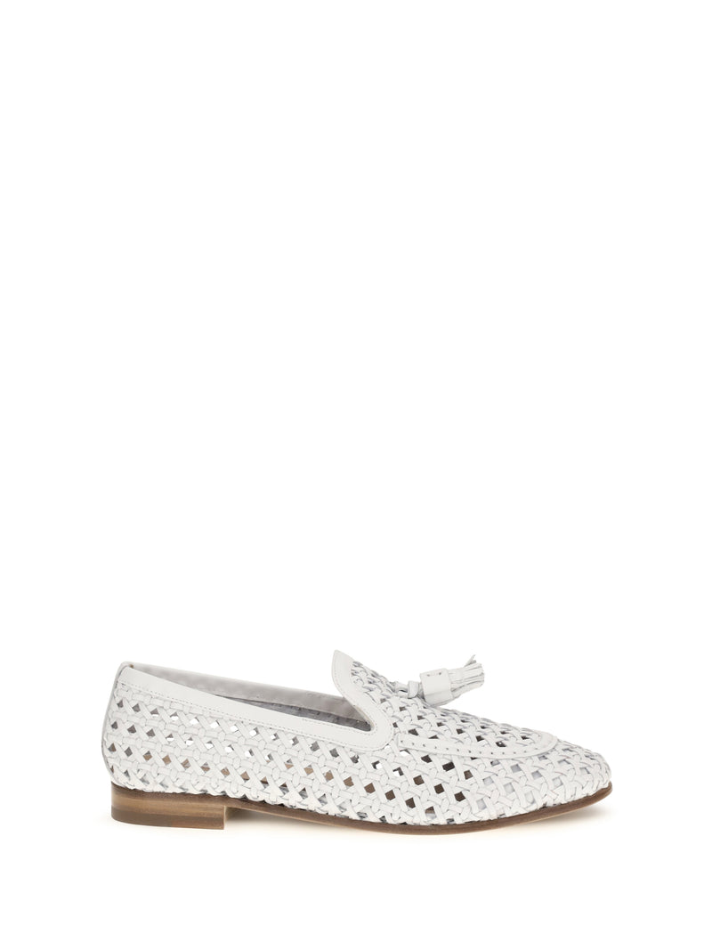 Fratelli Rossetti Fratelli Rossetti Leather Loafers Bianco Women - World Class Fashion