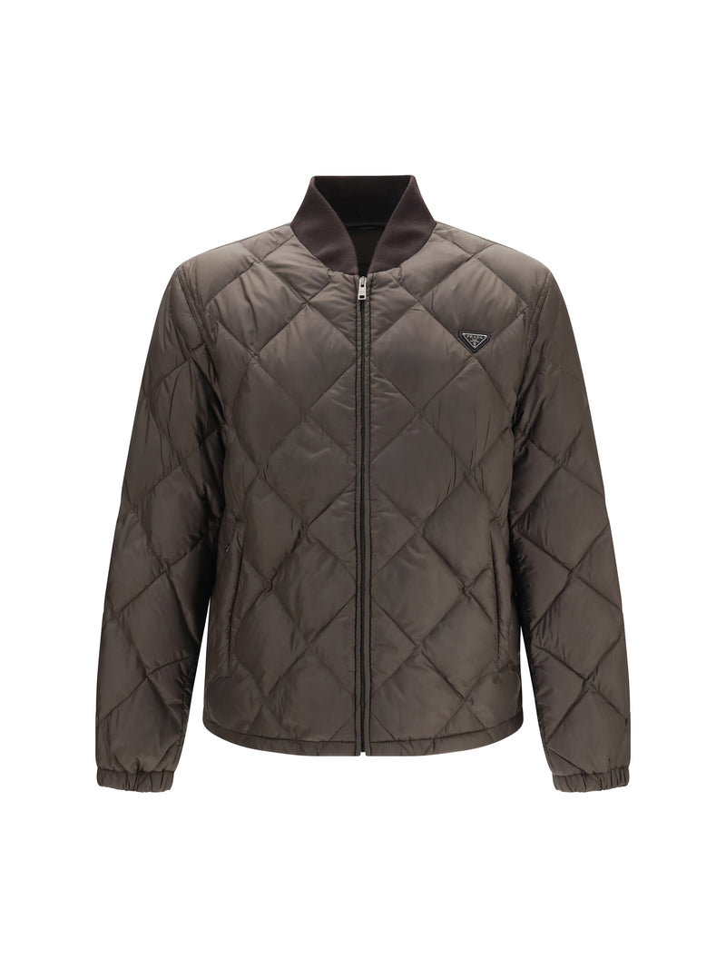 Prada Prada Short Re-Nylon Down Jacket Selva - World Class Fashion