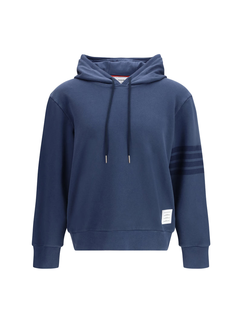 Thom Browne Thom Browne Cotton Hoodie Navy Men - World Class Fashion