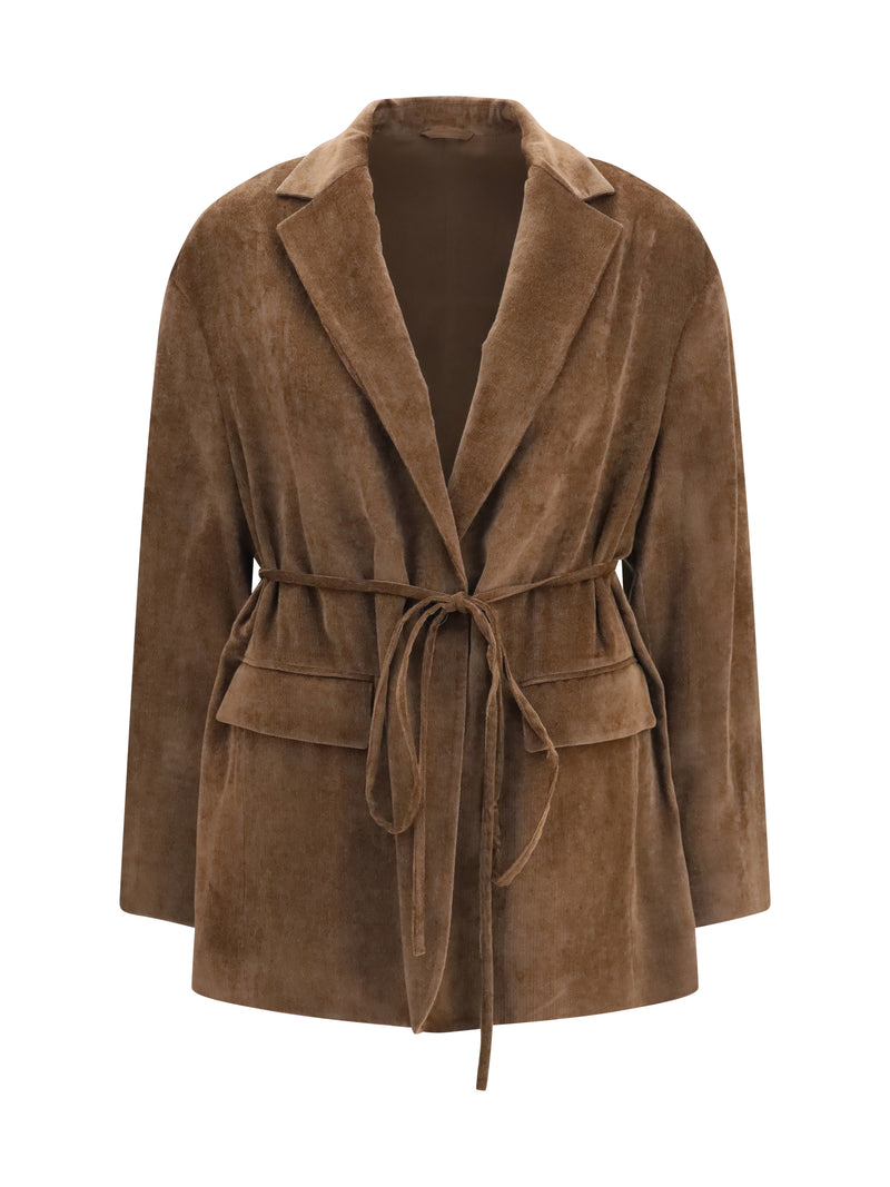 Brunello Cucinelli Brunello Cucinelli Cashmere-blend Jacket Sigaro - World Class Fashion