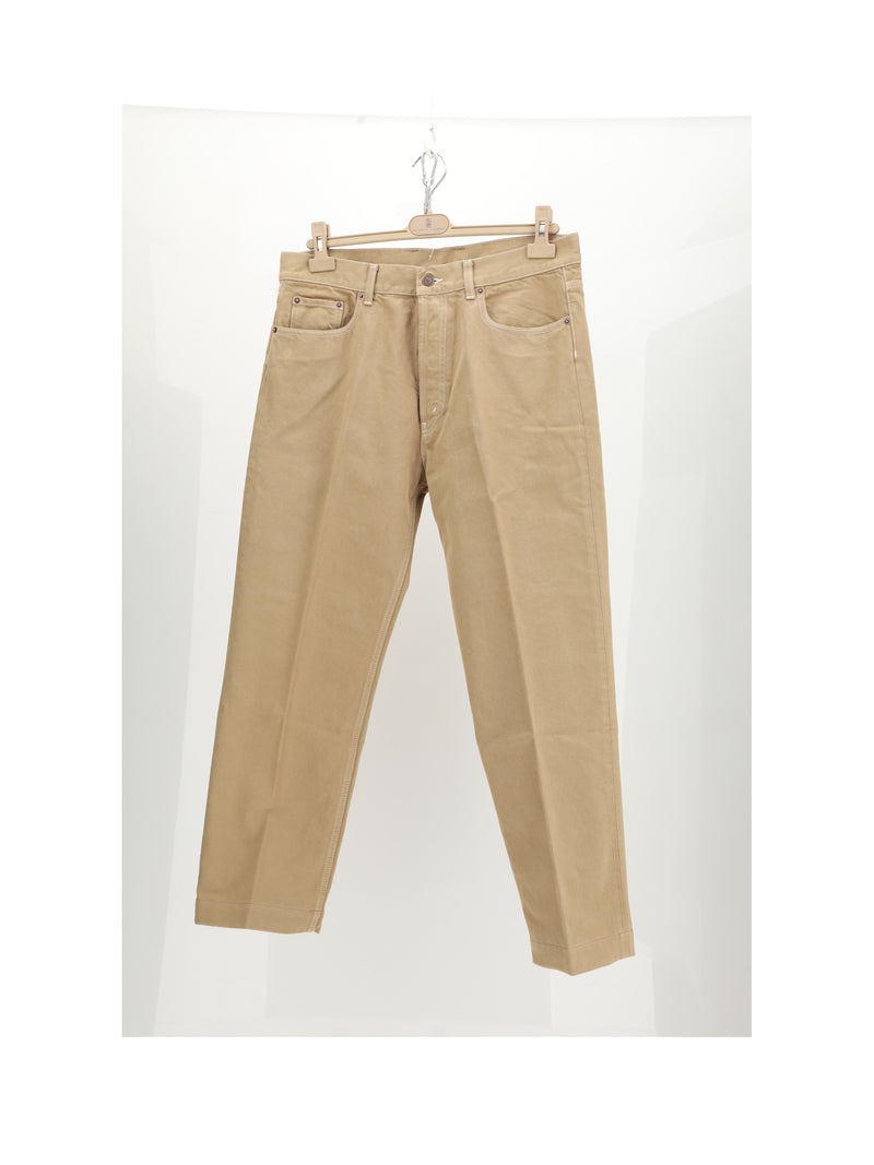 Celine Celine Boyfriend Jeans Latte Light Stone Wash Men - World Class Fashion