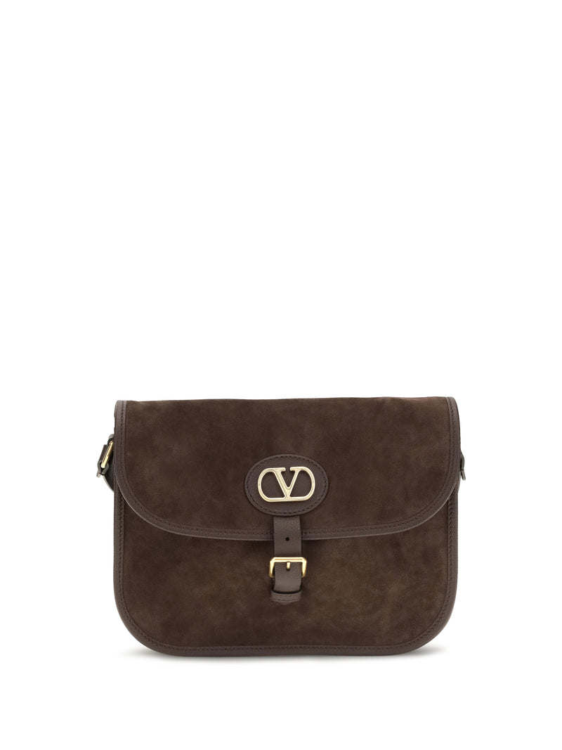 Valentino Garavani Valentino Garavani Antibes Suede Shoulder Bag - World Class Fashion
