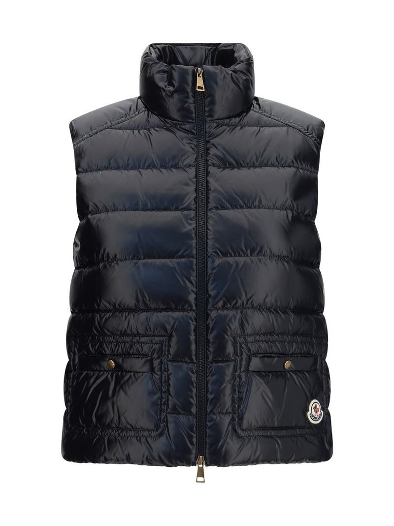 Moncler Moncler Frelon Down Filled Vest Black Women - World Class Fashion