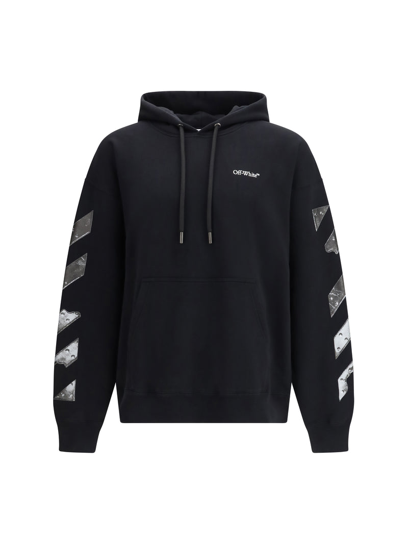 Off-white Off-white Metal Arrow Skate Hoodie Black - World Class Fashion