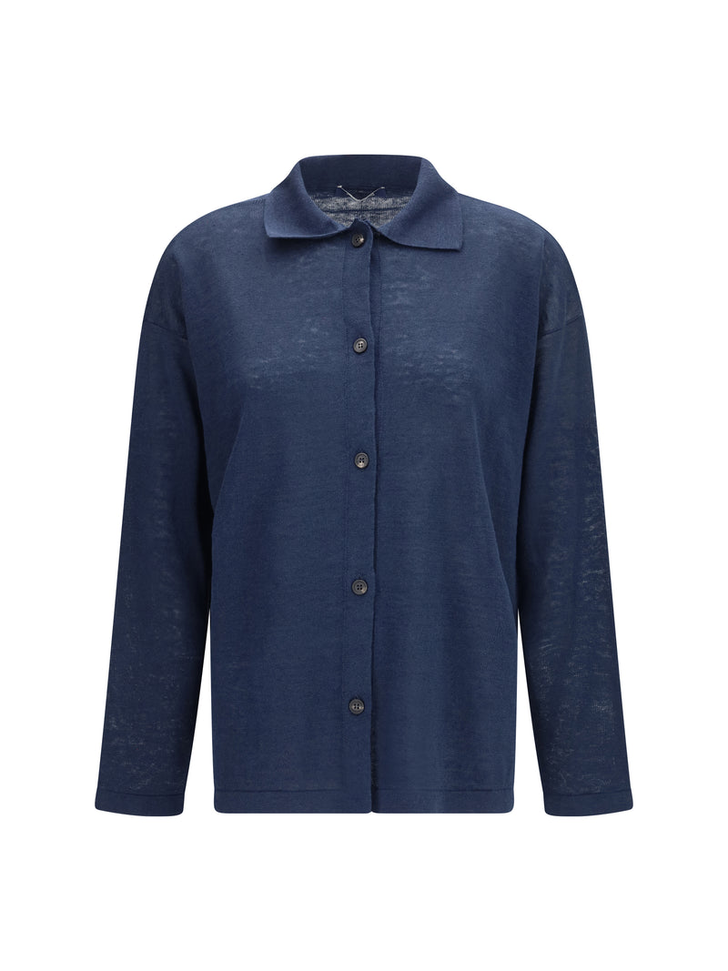's Maxmara 'S Maxmara Ribes Wool Cardigan Blue Women - World Class Fashion