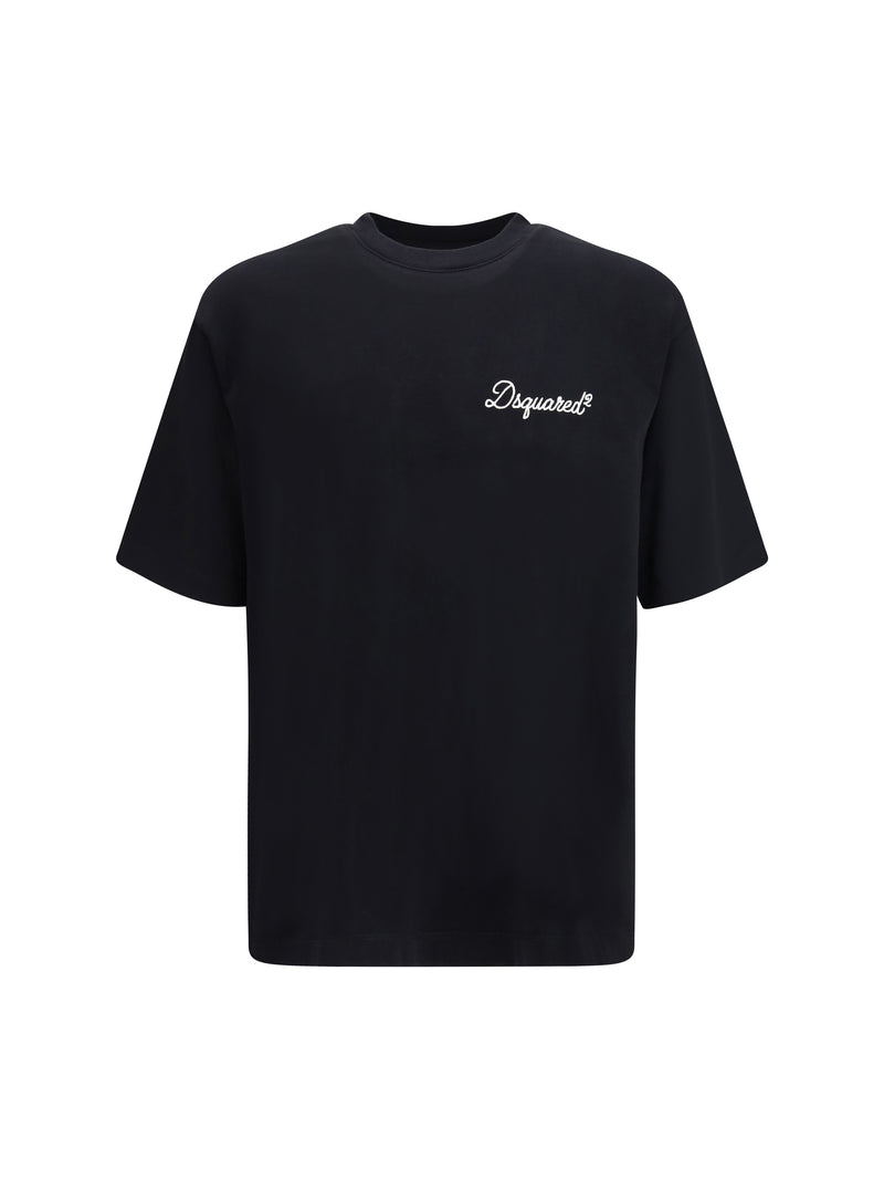Dsquared2 Dsquared2 Signature T-shirt Black Men - World Class Fashion