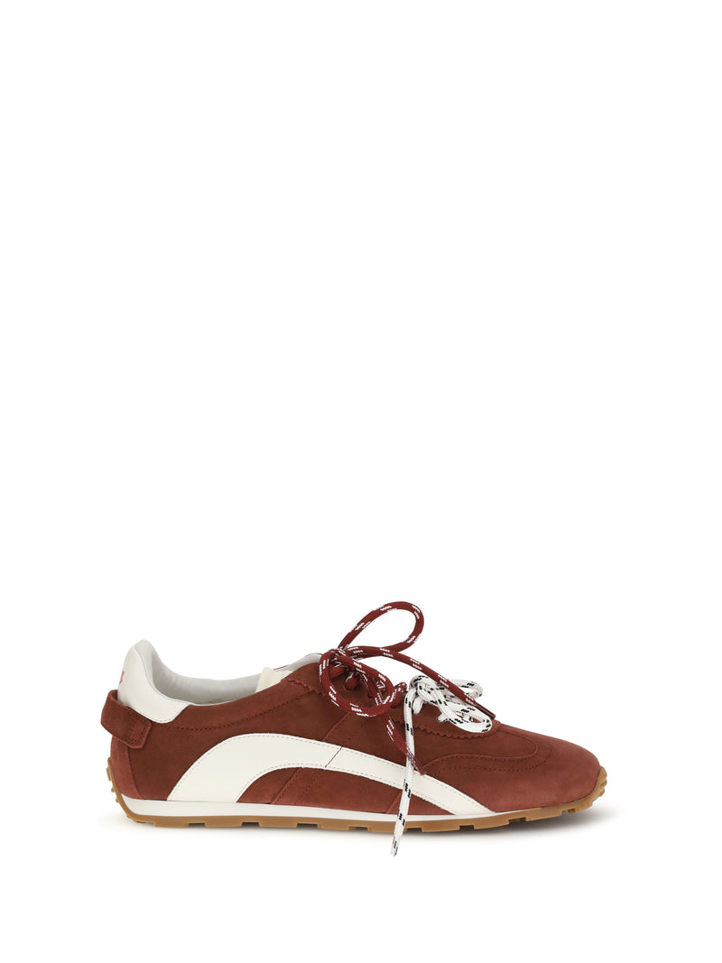 Dsquared2 Dsquared2 Suede Sneakers Bordeaux+Panna - World Class Fashion