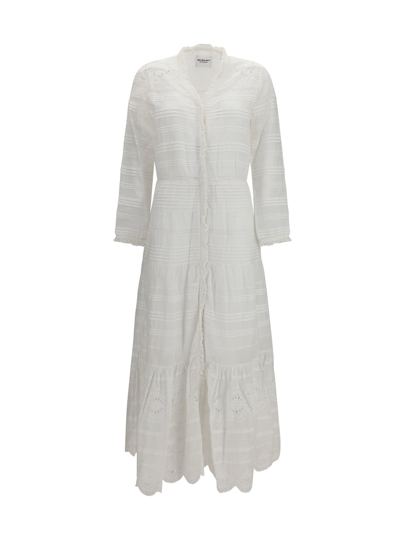 Marant Étoile Marant Étoile Daniva Shirt Dress White - World Class Fashion