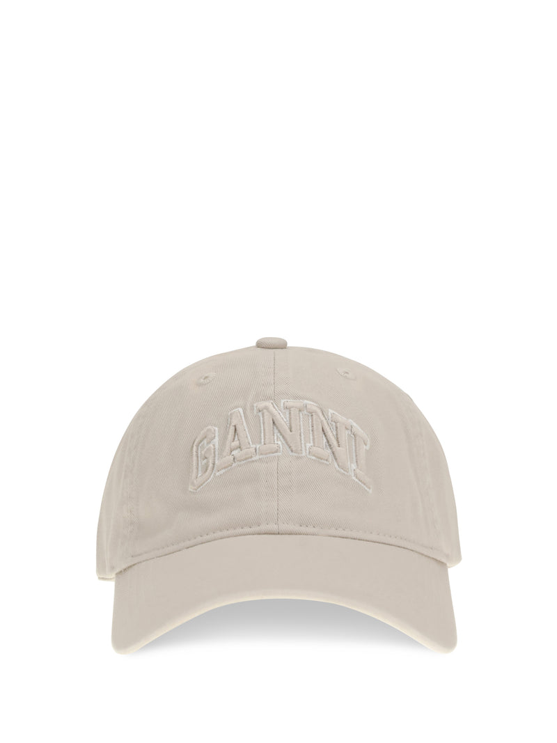 Ganni Ganni Canvas Cap With Logo - World Class Fashion