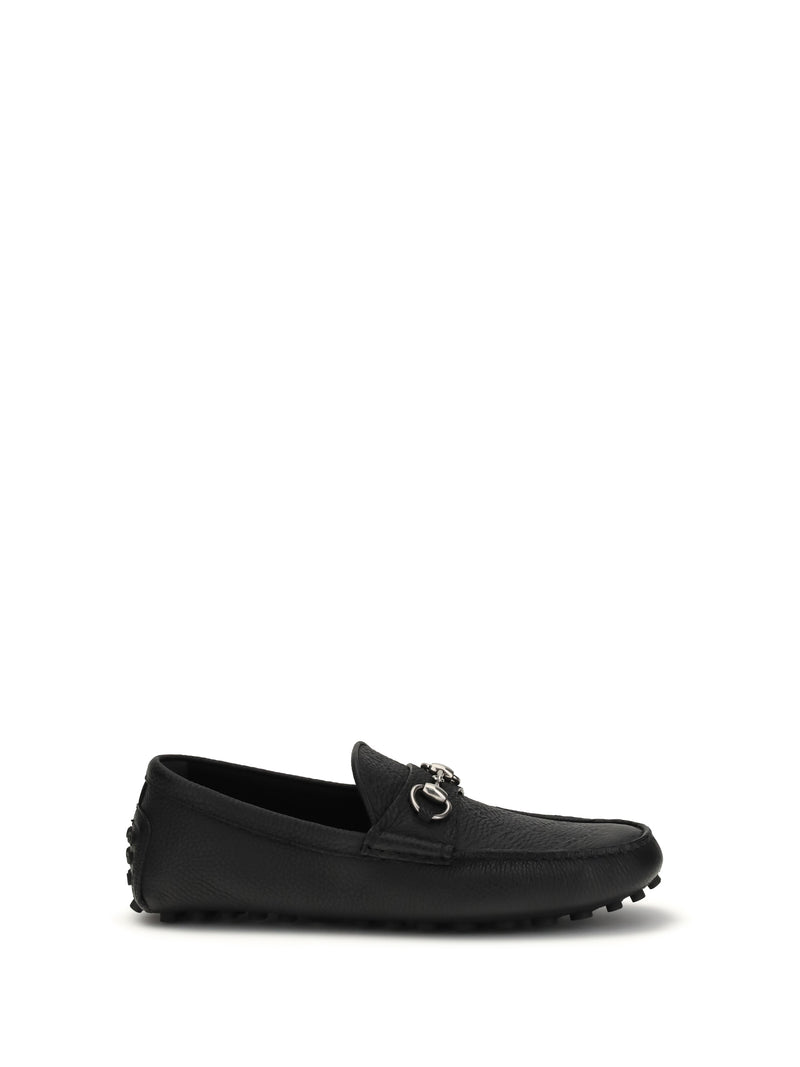 Gucci Gucci Horsebit Driver Loafers Black Men - World Class Fashion