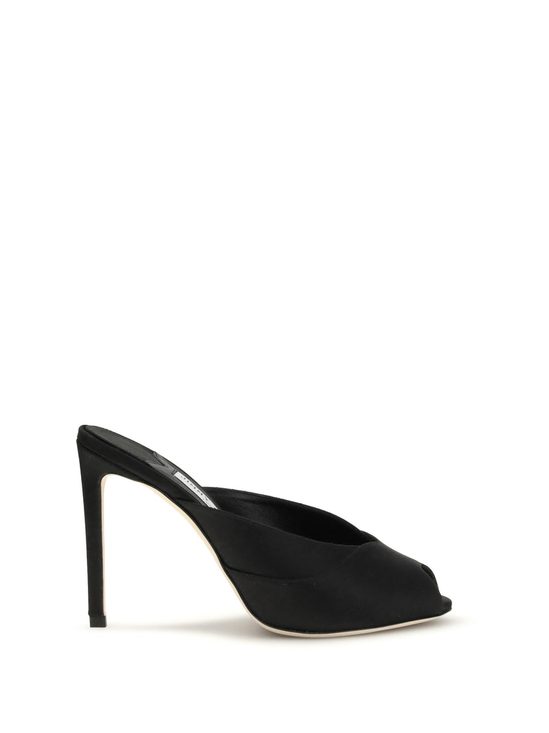Jimmy Choo Jimmy Choo Brigitte Mules Sandals Black Women - World Class Fashion