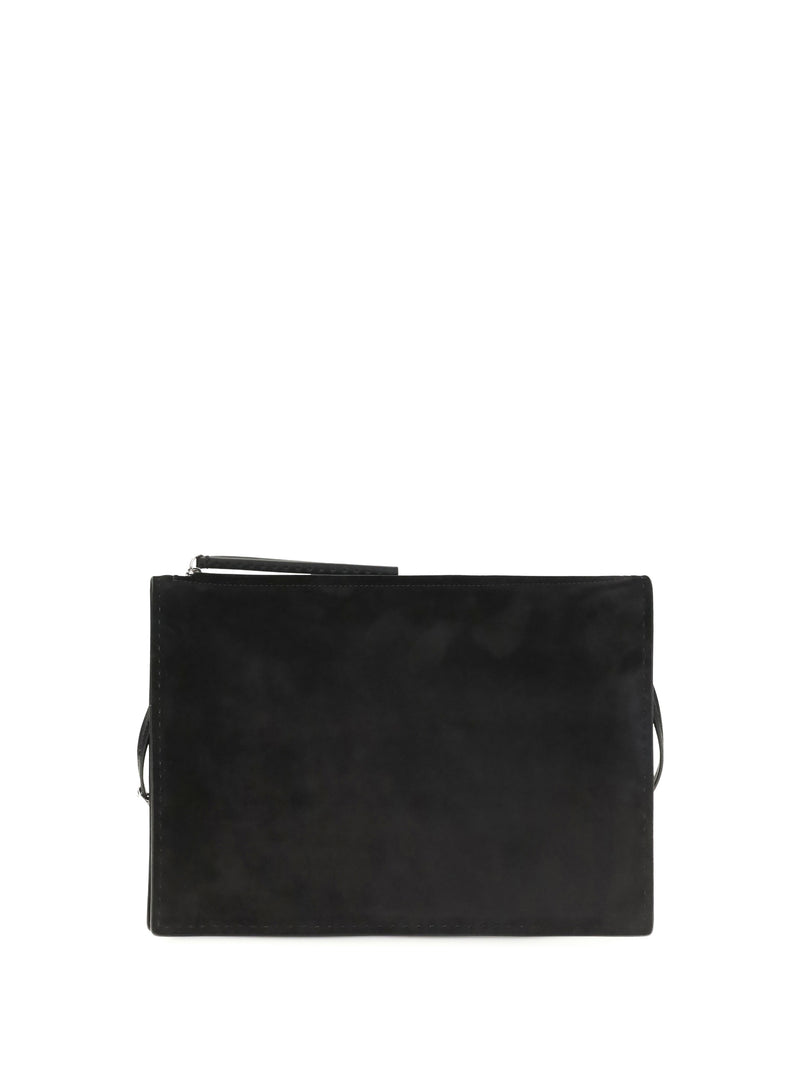 Phoebe Philo Phoebe Philo Glove Suede Clutch Black - World Class Fashion