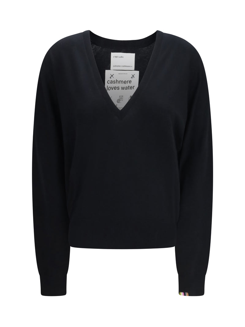 Extreme Cashmere Extreme Cashmere N°467 Collin Sweater Raven - World Class Fashion