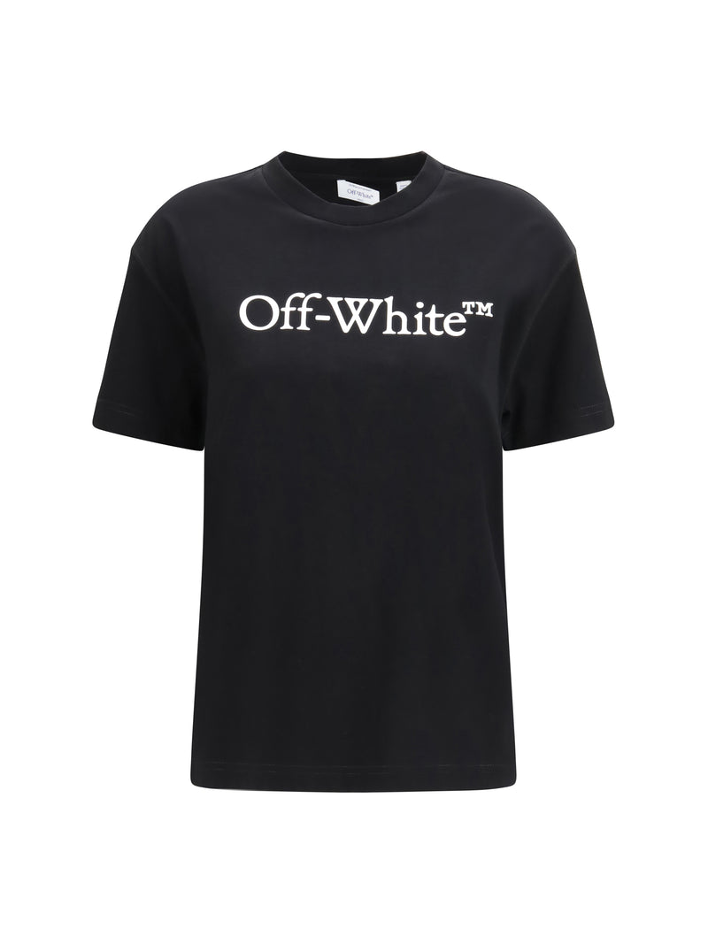 Off-white Off-white Big Logo Bookish T-shirt Black-White - World Class Fashion