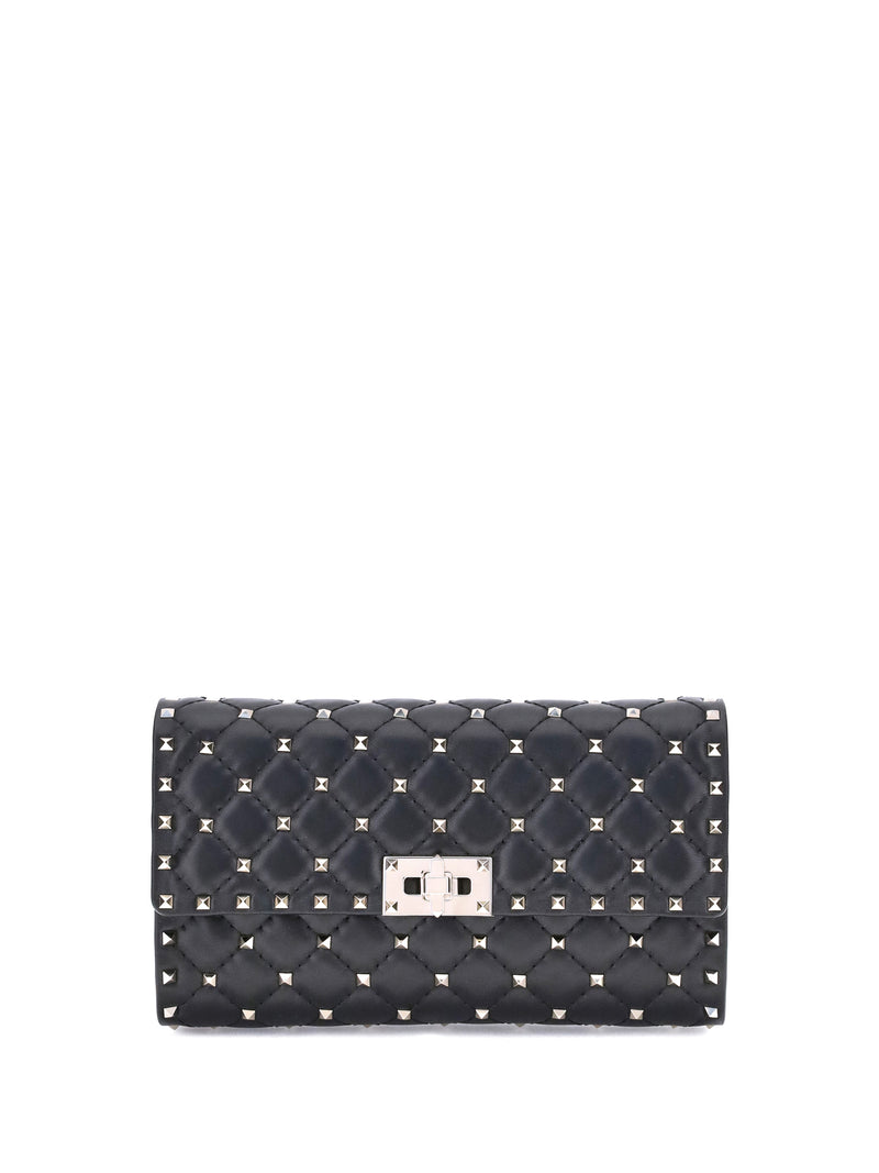 Valentino Garavani Valentino Garavani Rockstud Spike Shoulder Bag Nero - World Class Fashion