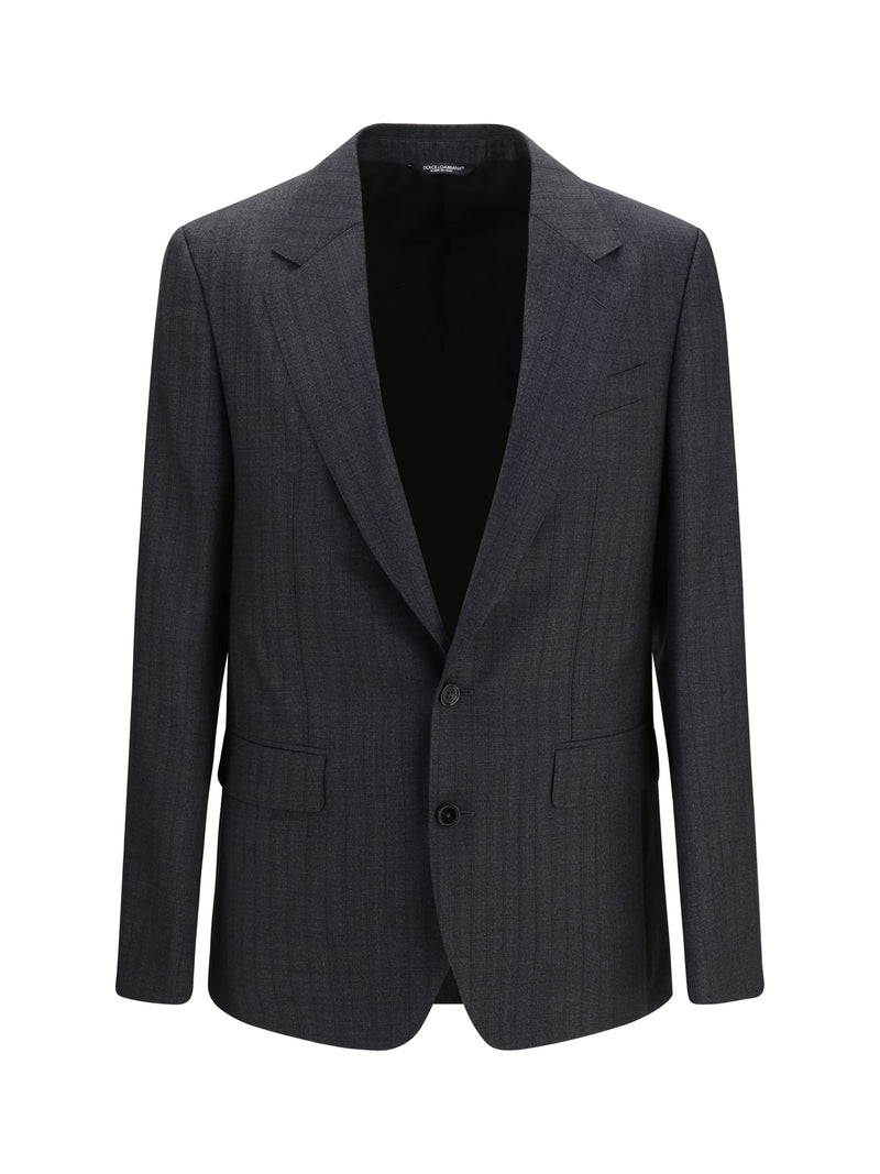 Dolce & Gabbana Dolce & Gabbana Virgin Wool Single-breasted Blazer - World Class Fashion