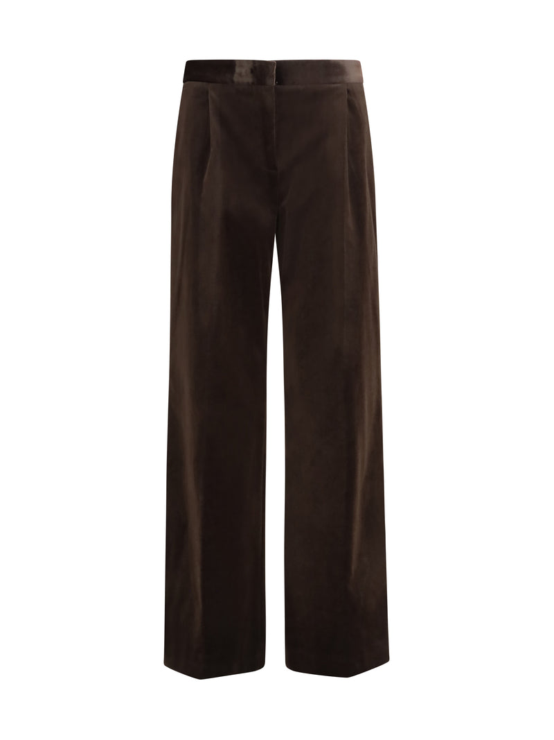 Lardini Lardini Velvet Tailored Pants - World Class Fashion