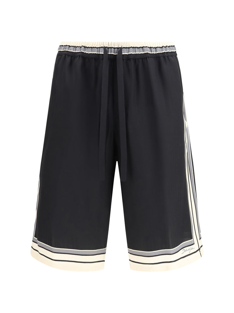Dolce & Gabbana Dolce & Gabbana Drawstring Shorts Black Men - World Class Fashion