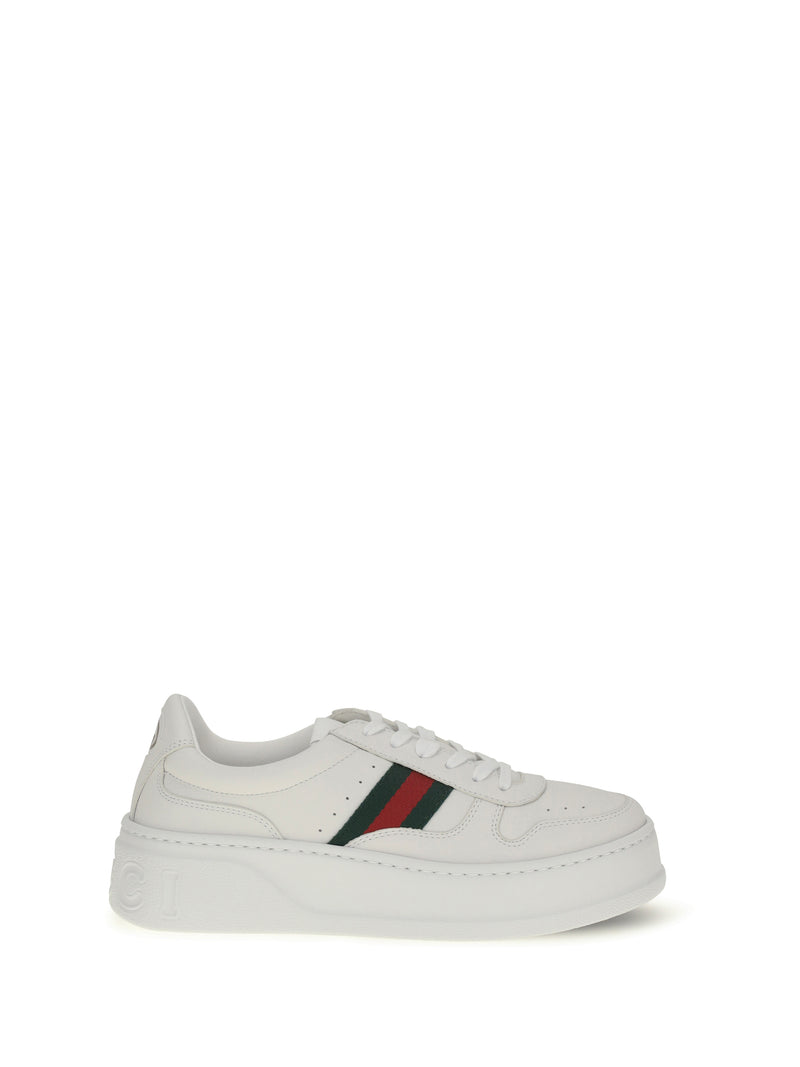 Gucci Gucci Oversized Sole Sneakers Green/White Women - World Class Fashion